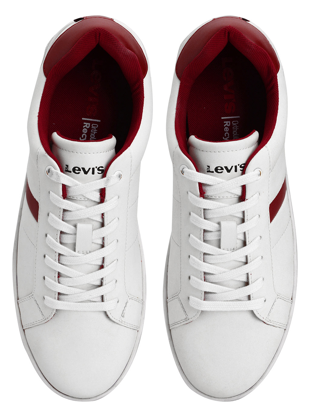 Men's White Colorblock Sneakers