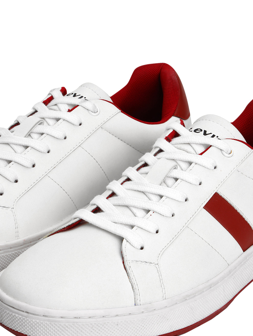 Men's White Colorblock Sneakers