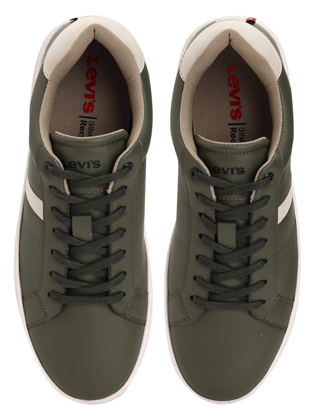 Men's Olive Colorblock Sneakers