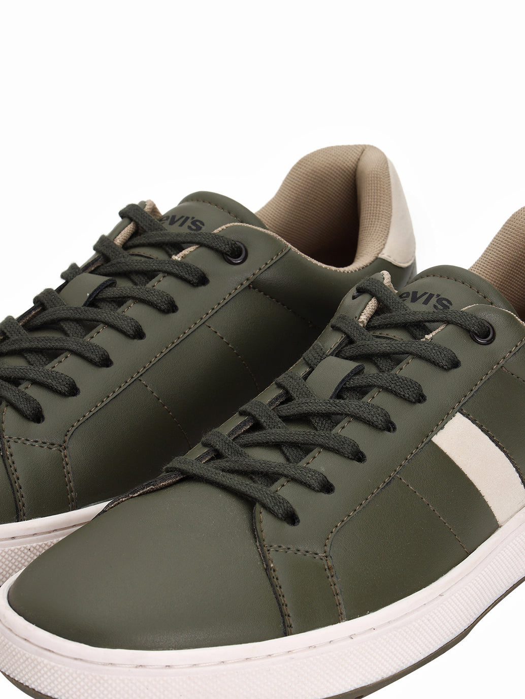 Men's Olive Colorblock Sneakers