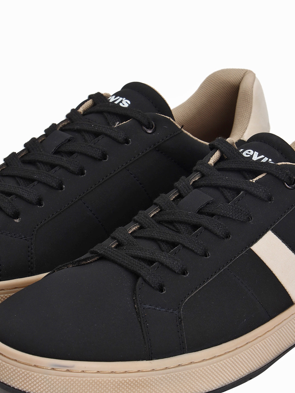 Men's Black Colorblock Sneakers