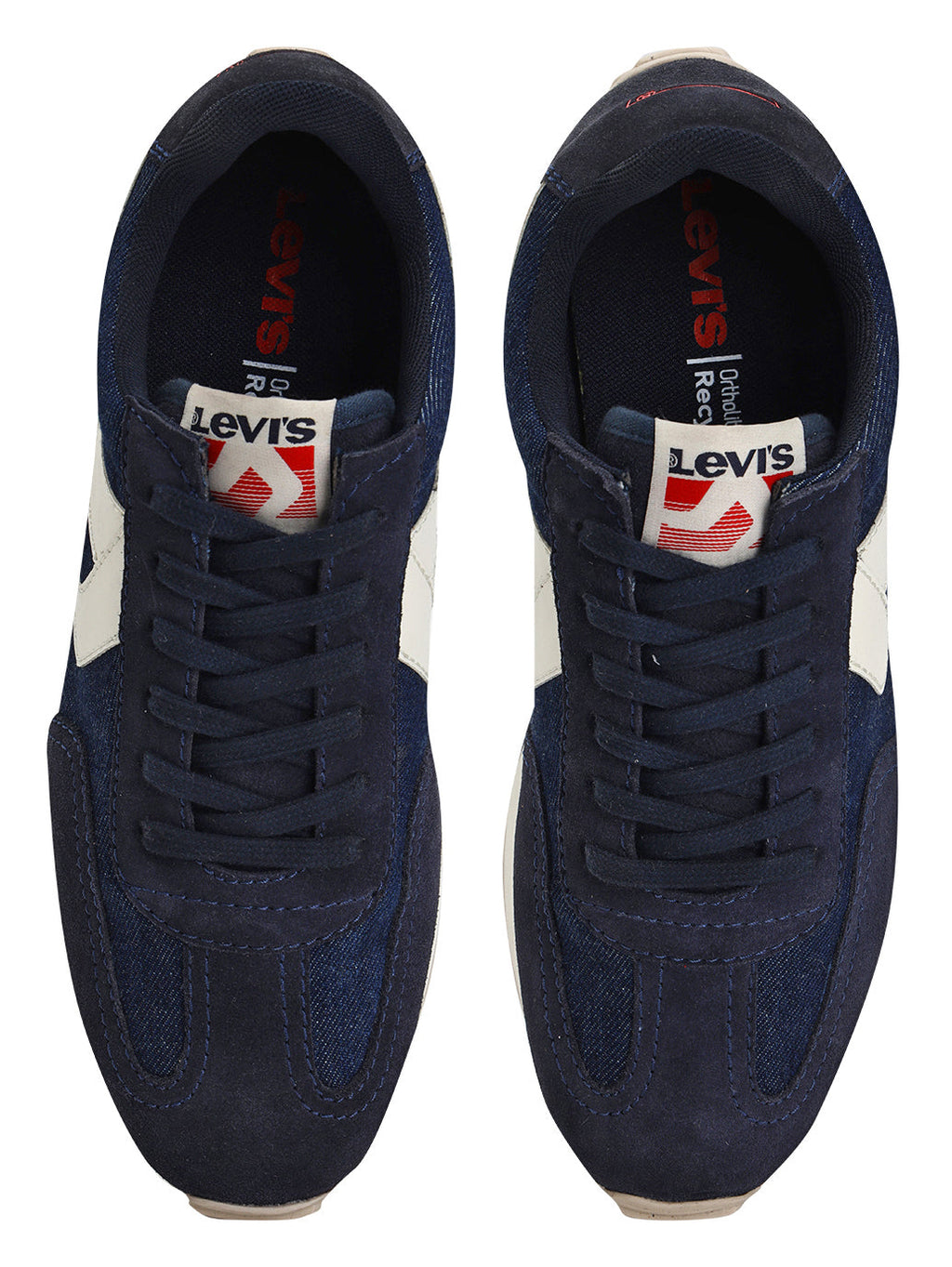 Men's Blue Colorblock Sneakers