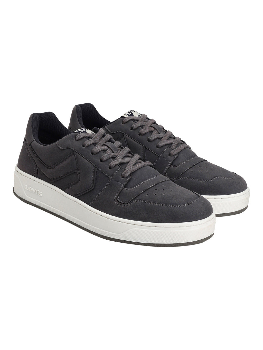 Men's Blue Solid Sneakers