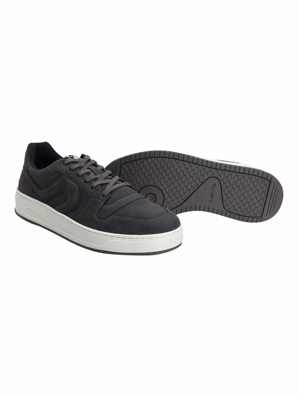 Men's Blue Solid Sneakers