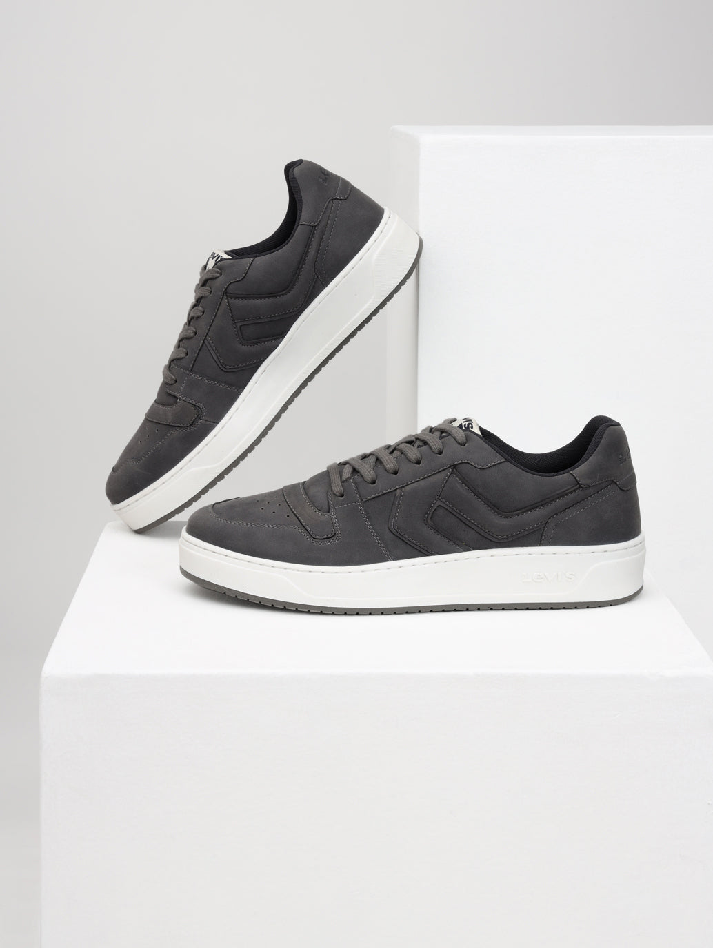 Men's Blue Solid Sneakers
