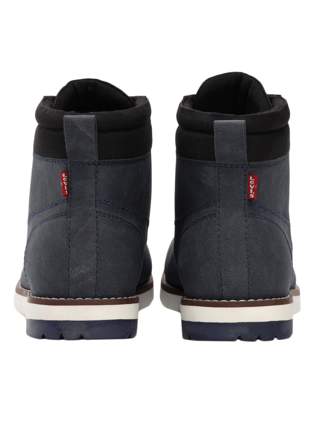 Men's Blue Solid Boots
