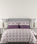 Epitome Queen Bedsheet Set, Adele|144TC Cotton| 2 Pillow Covers