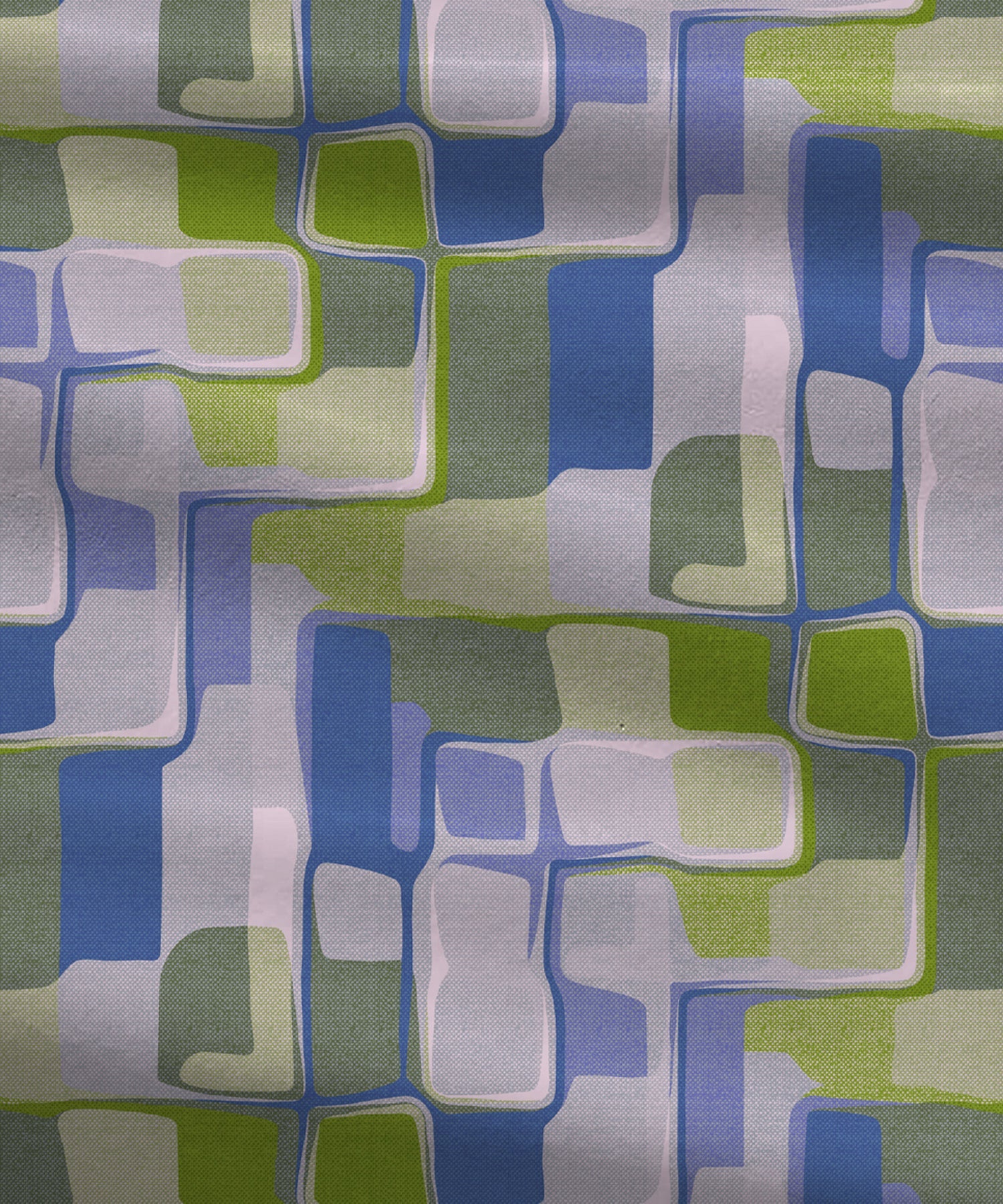 Dusk & Dawn Queen Bedsheet Set, Hopscotch Blue| 144 TC Cotton|2 Pillow Covers