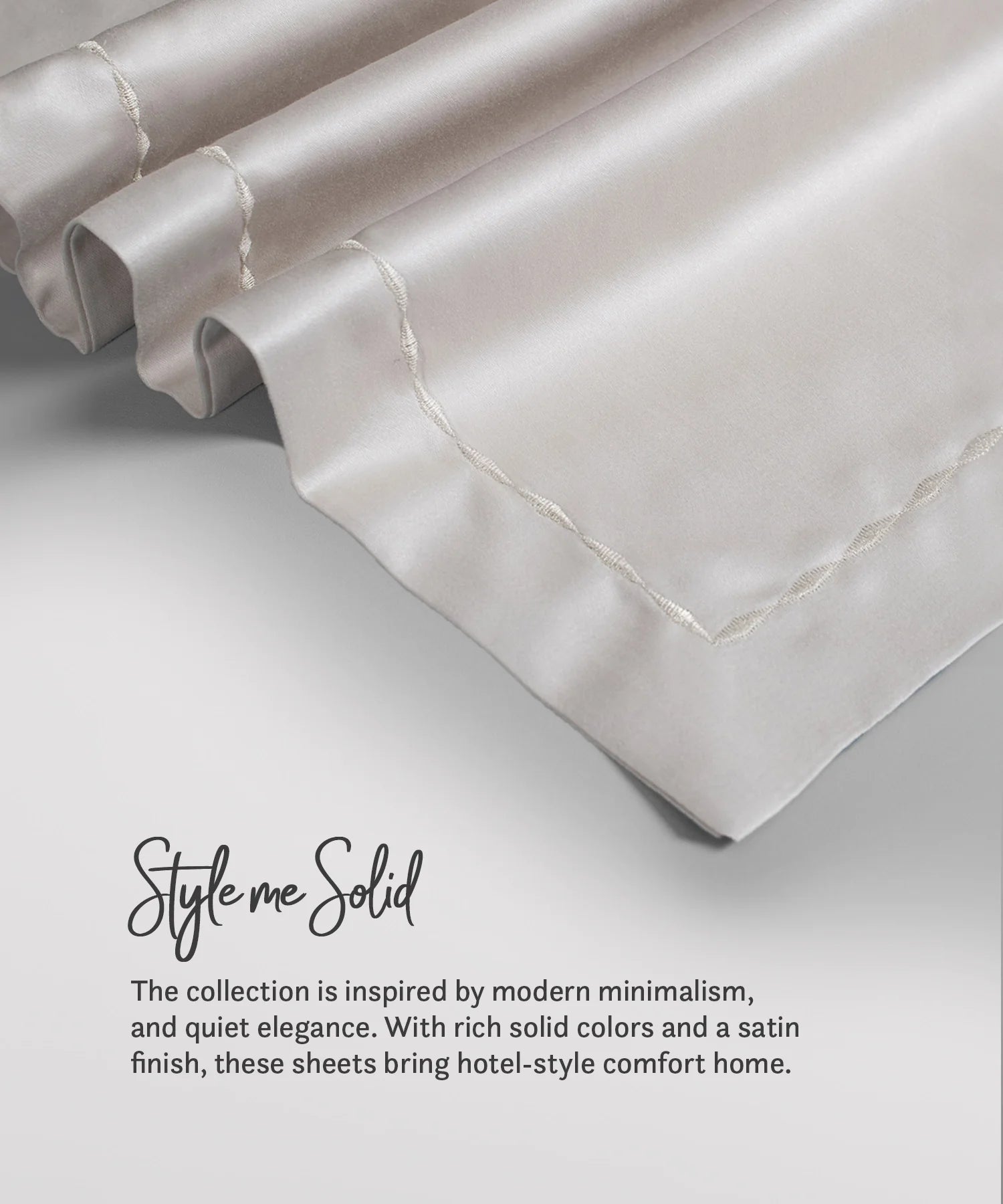 Nectarsoft King Solid Bedsheet Set, Ivory| 600 TC Cotton| 4 Pillow Covers