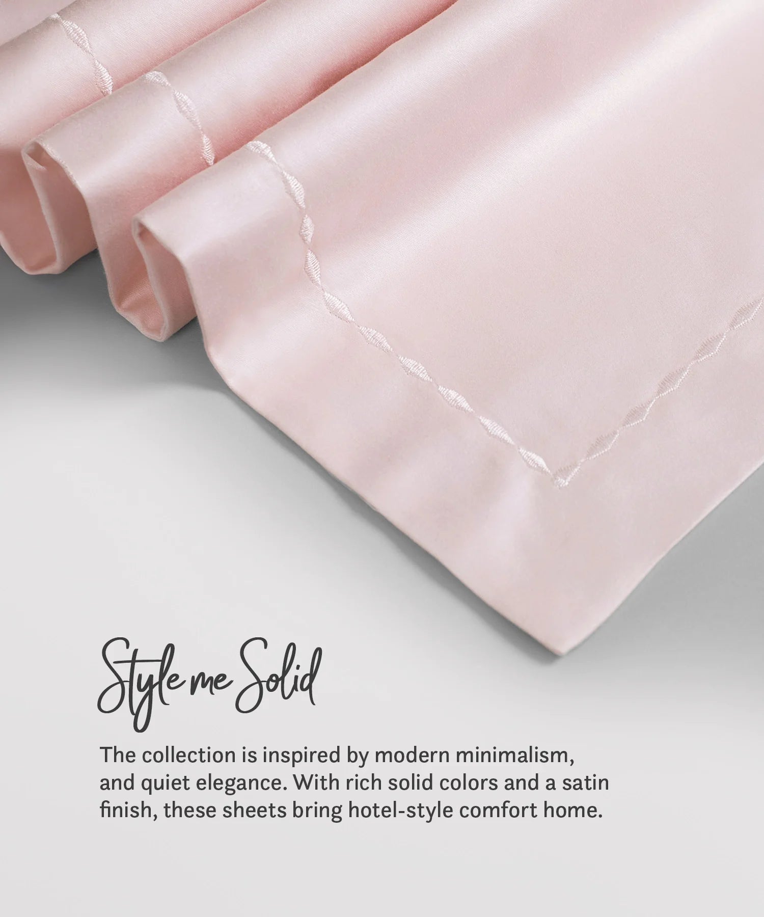 Nectarsoft King Solid Bedsheet Set, Pink| 600 TC Cotton| 4 Pillow Covers