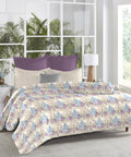 Atulaya Bharat King Bedsheet Set, Amar Shohar|144 TC Cotton|2 Pillow Covers