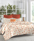 Atulaya Bharat King Bedsheet Set, Kai Po Che|144 TC Cotton|2 Pillow Covers