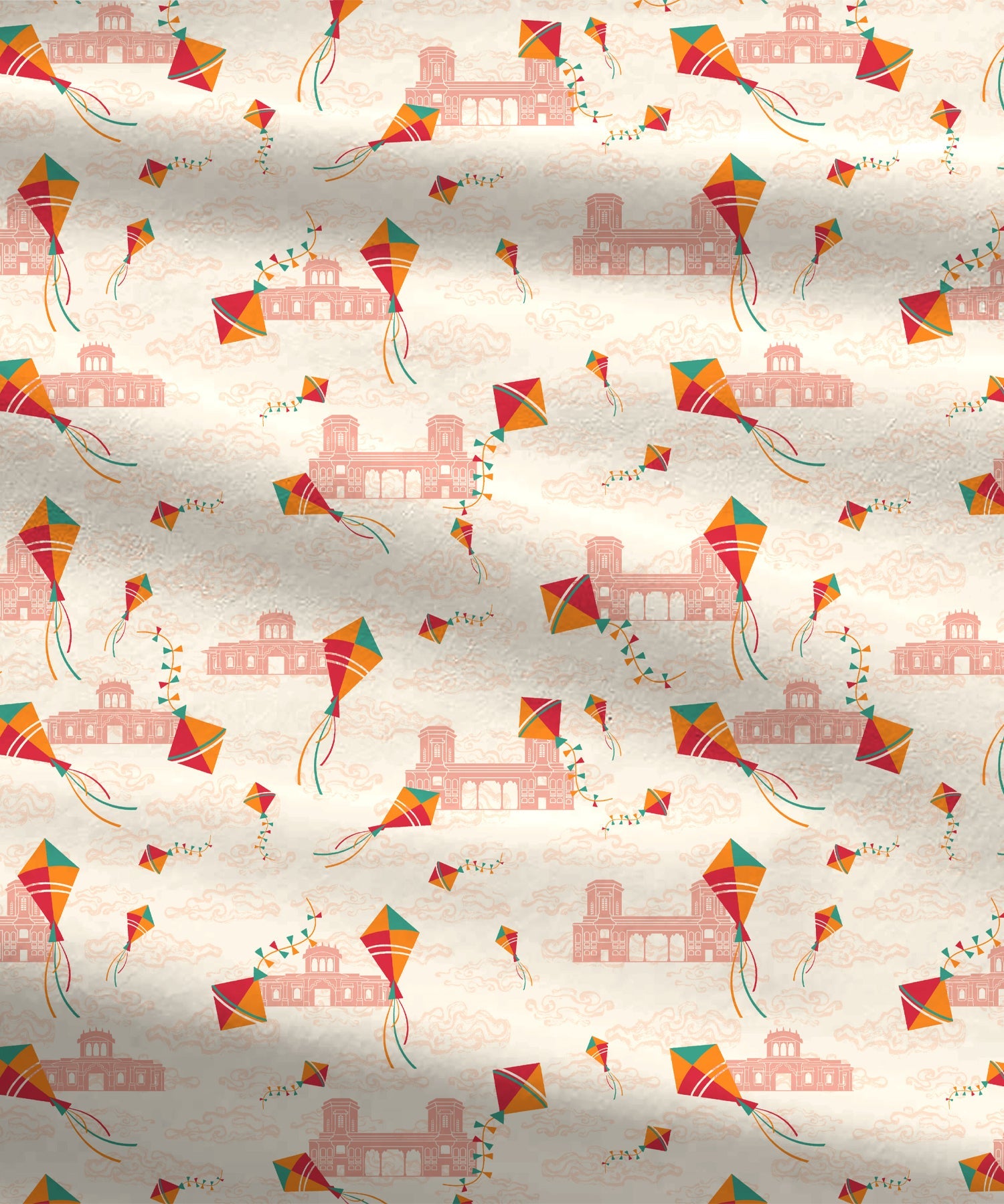Atulaya Bharat King Bedsheet Set, Kai Po Che|144 TC Cotton|2 Pillow Covers
