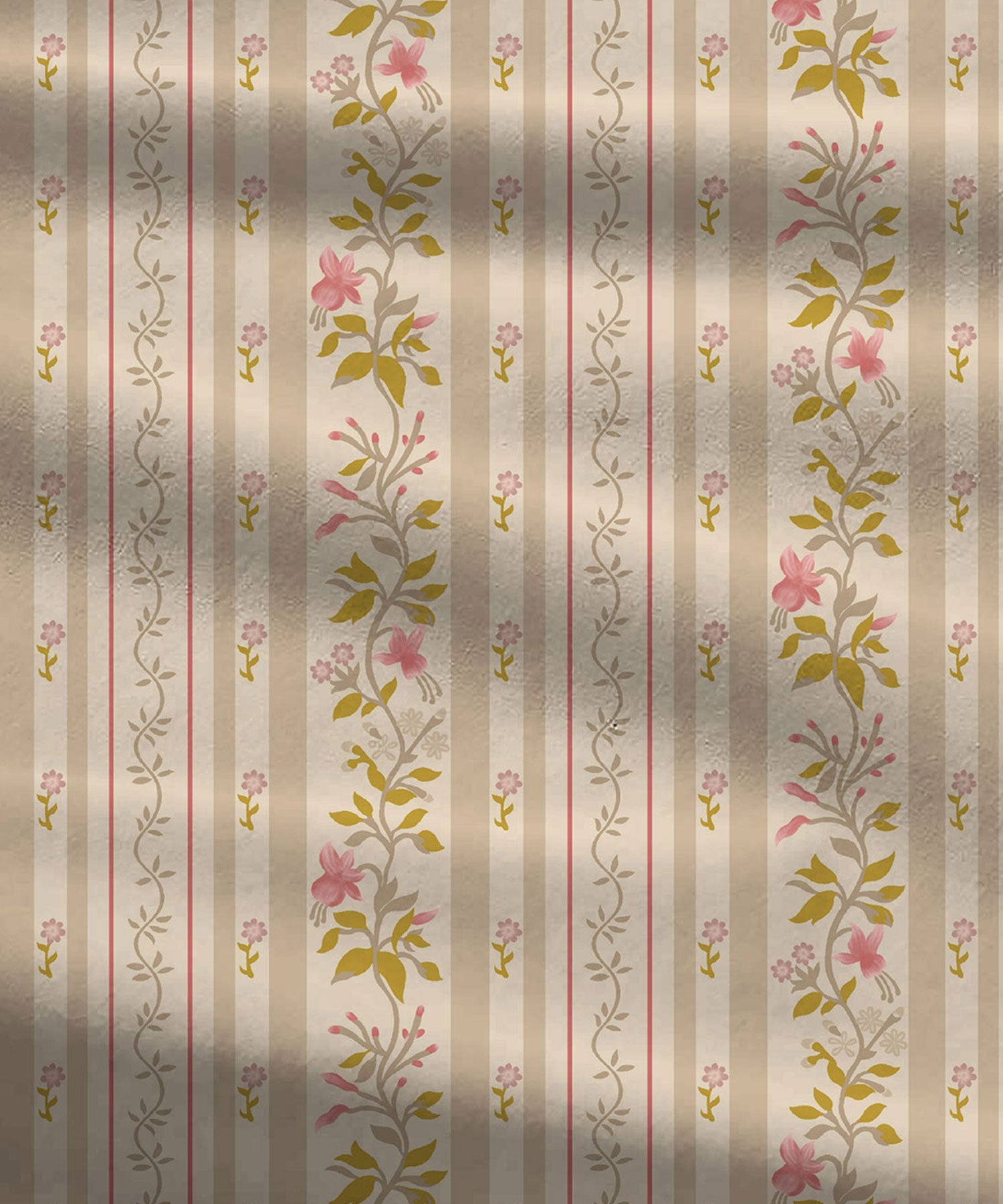 Celebration Queen Bedsheet Set, English Garden Pink|144 TC Cotton|2 Pillow Covers