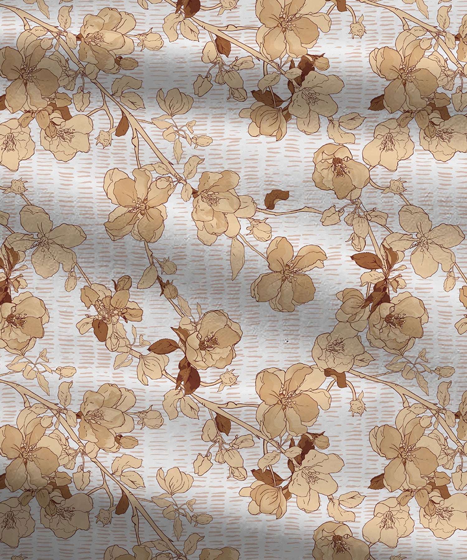 Celebration Queen Bedsheet Set, Shabnam Brown|144 TC Cotton|2 Pillow Covers