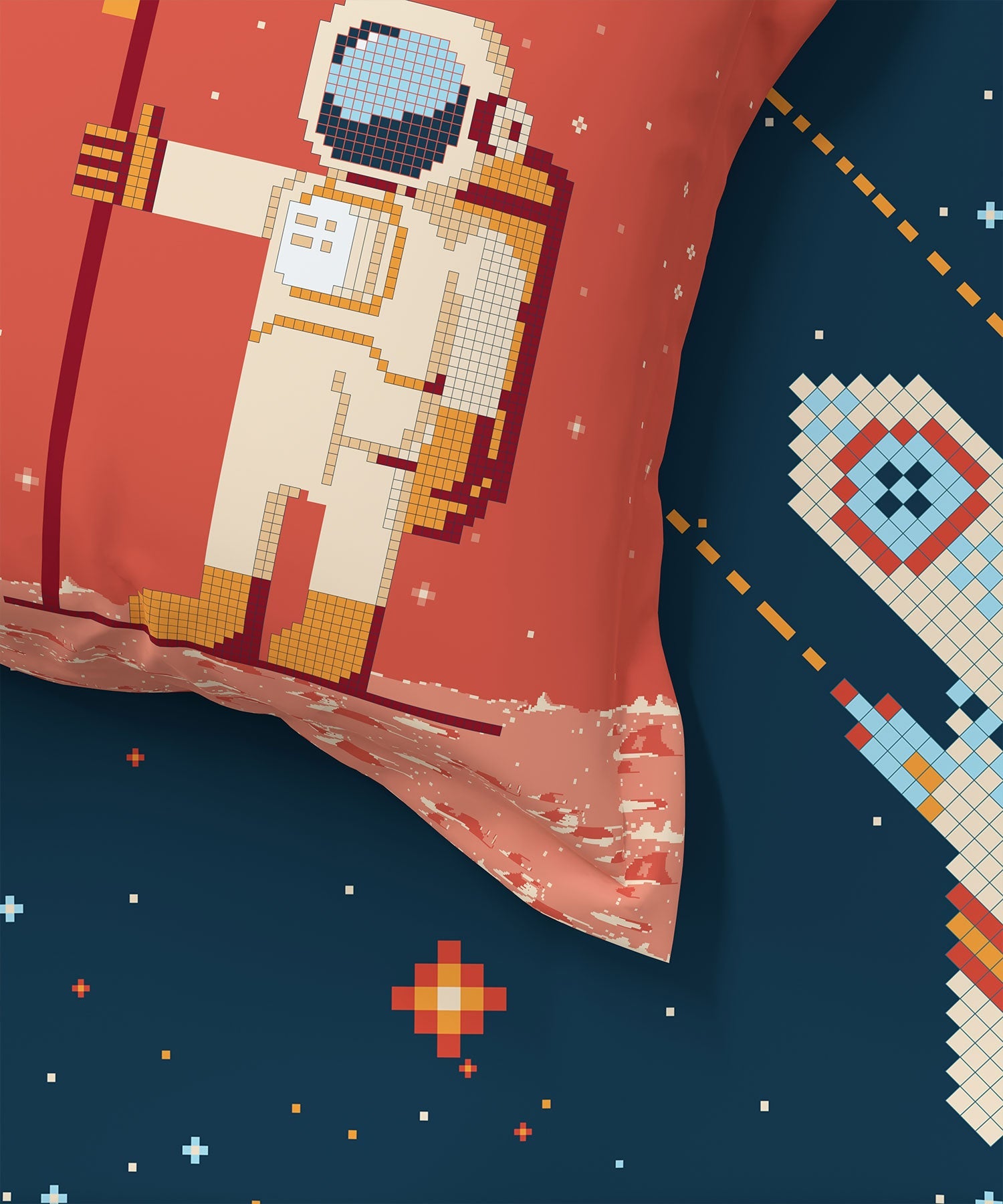 Juniors Double Bedsheet, Lightyear| 144TC Cotton|2 Pillow Covers & 2 Cushion Covers