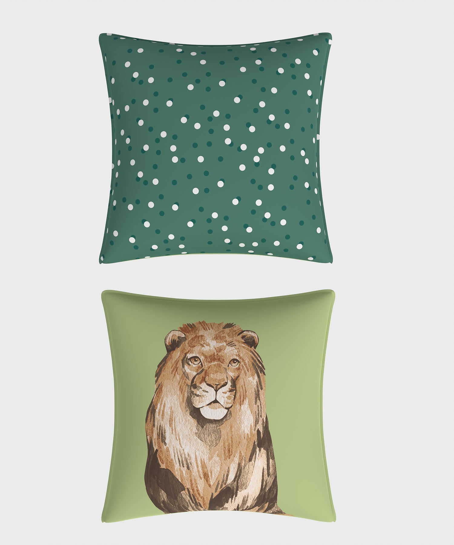 Juniors Double Bedsheet, Jigsaw Jungle| 144TC Cotton|2 Pillow Covers & 2 Cushion Covers