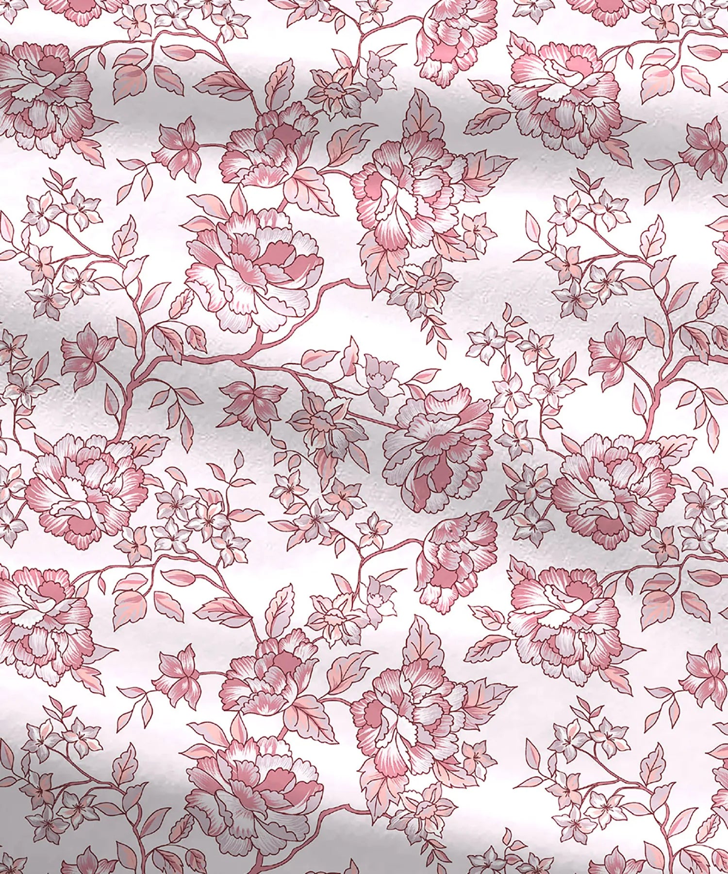 Urban Comfort Queen Bedsheet Set, Juliet Pink |144 TC Cotton| 2 Pillow Covers
