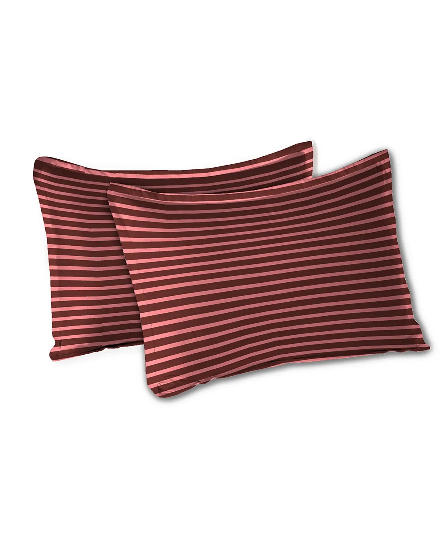 Urban Comfort Queen Bedsheet Set, Modern Brown |144 TC Cotton| 2 Pillow Covers