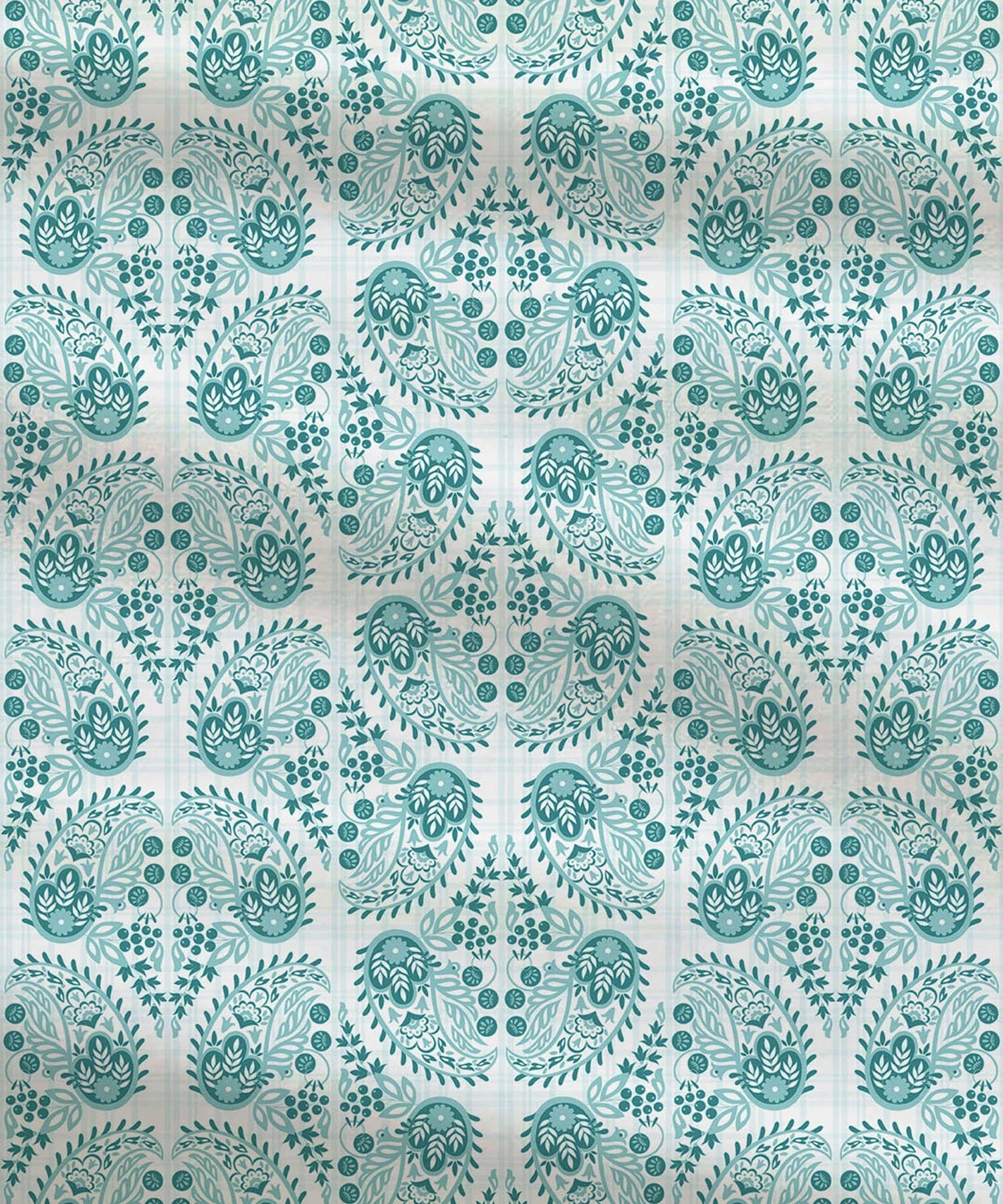 Moments Queen Bedsheet Set, Diana Teal|120 TC Cotton