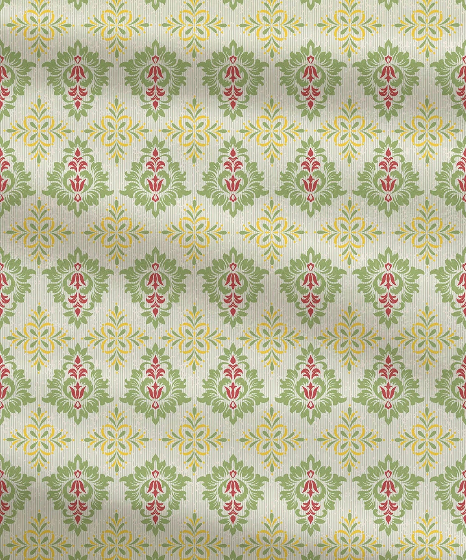 Moments Queen Bedsheet Set, Clara Green|120 TC Cotton