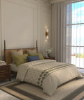 Home Essential  Suzani King Bedsheet, Nagma|144TC Cotton| 2 Pillow Covers