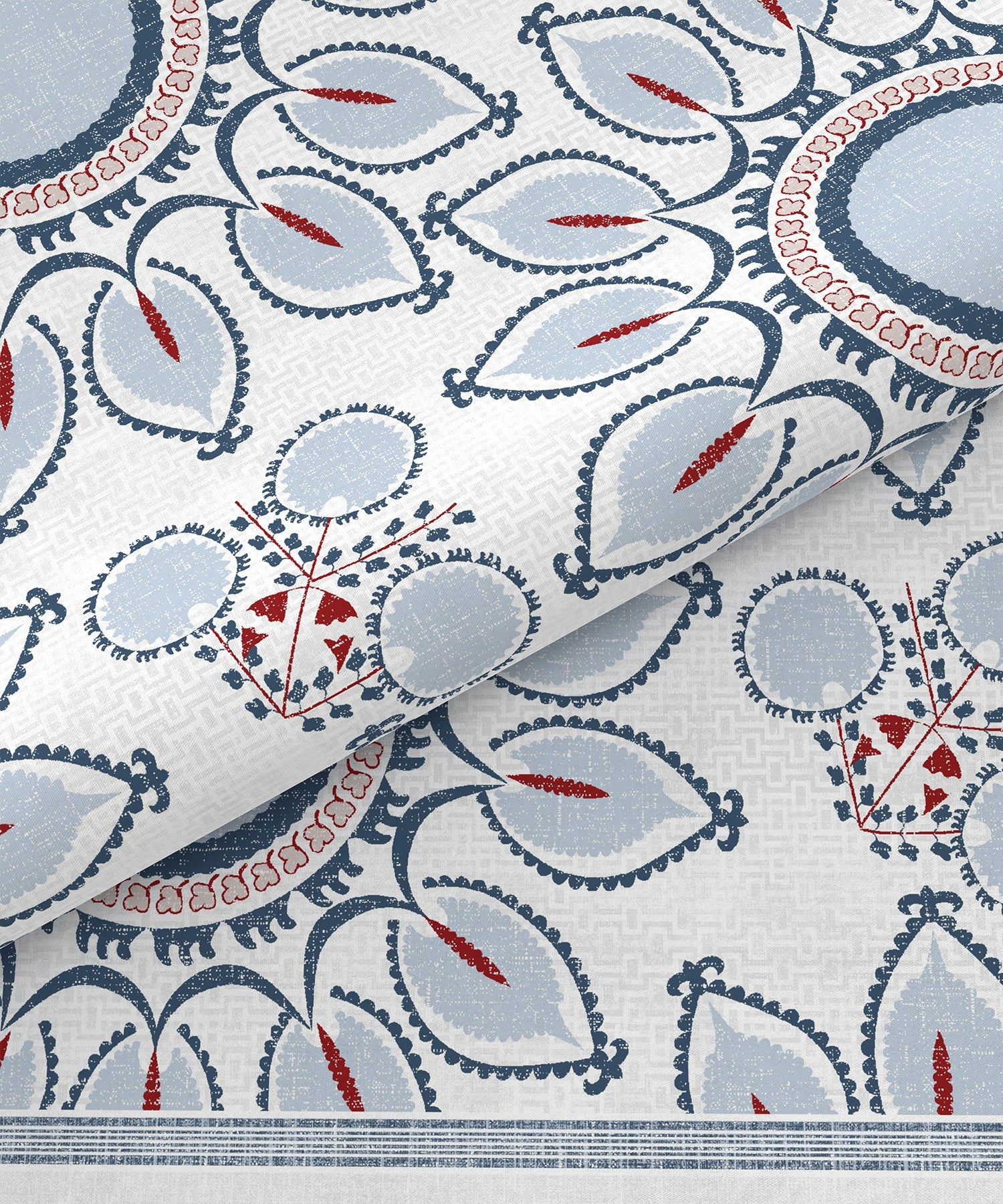 Home Essential  Suzani King Bedsheet, Vata Stuti|144TC Cotton| 2 Pillow Covers
