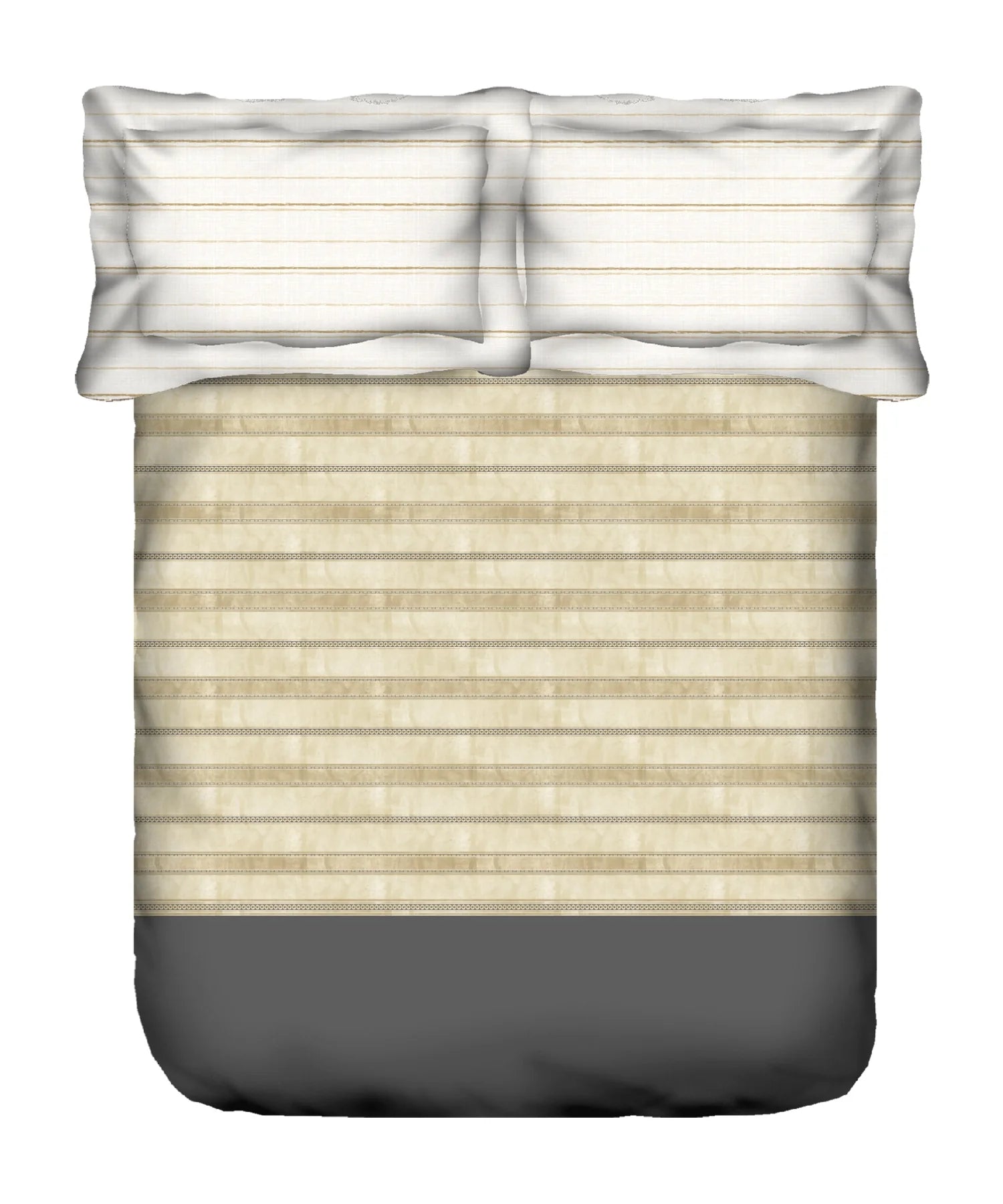Aroma King Bedsheet Set,Vanilla Honey|180 TC Cotton|2 Pillow Covers