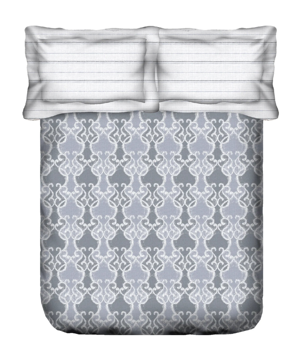 Aroma King Bedsheet Set, Lily Blush|180 TC Cotton|2 Pillow Covers