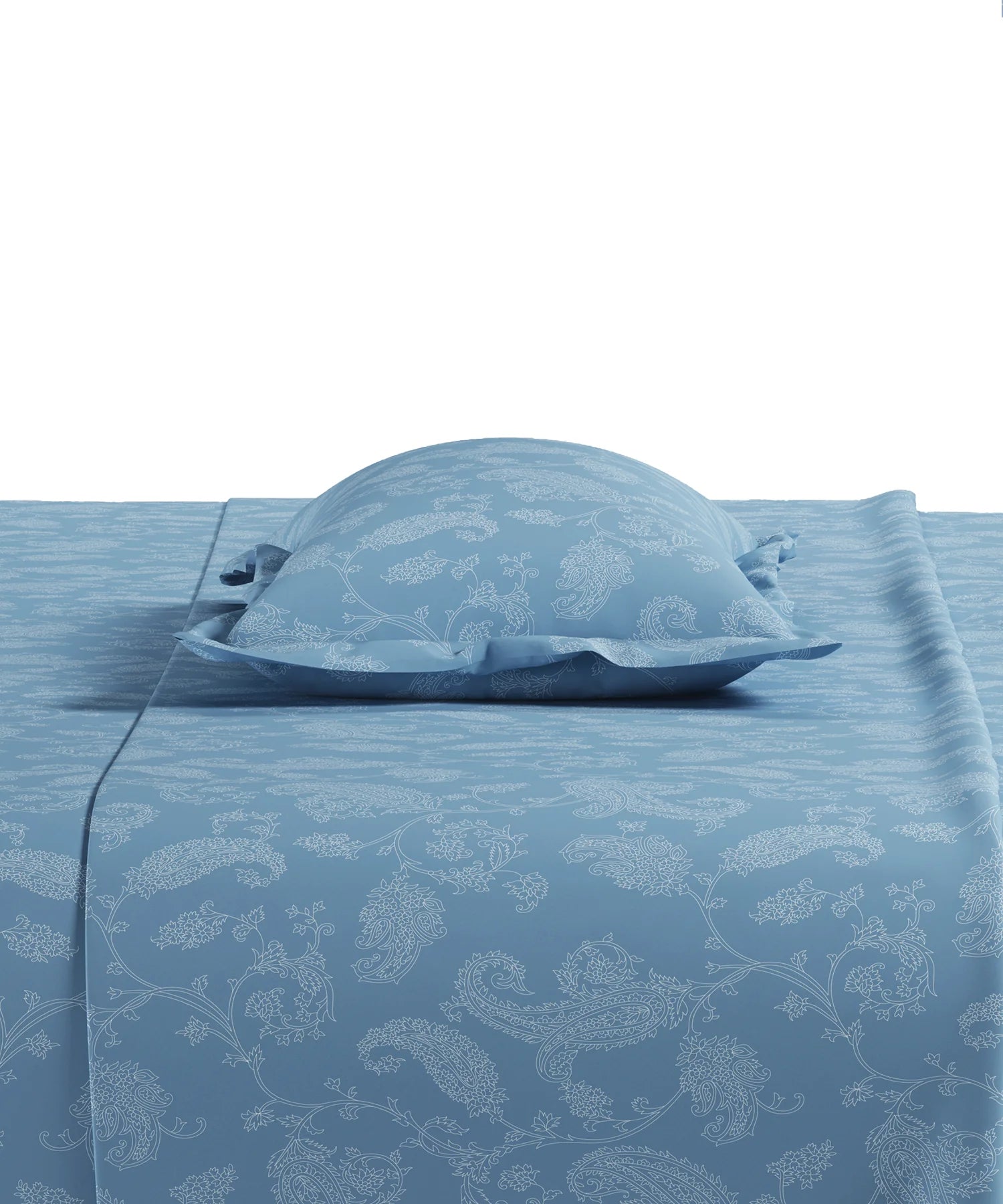 Home Essential Pastel Poetry Floral King Bedsheet, NITARA COPENHAGEN|144TC Cotton| 2 Pillow Covers