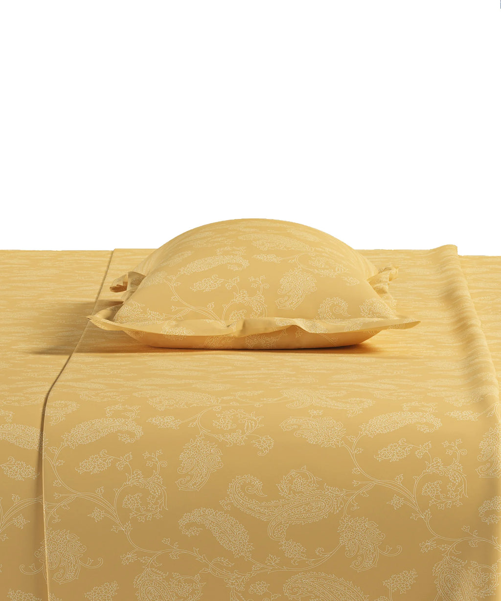 Home Essential Pastel Poetry Floral King Bedsheet, NITARA DAISY|144TC Cotton| 2 Pillow Covers