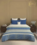 Gates Around The Globe King Bedsheet Set, Amara| 180 TC Cotton| 2 Pillow Covers