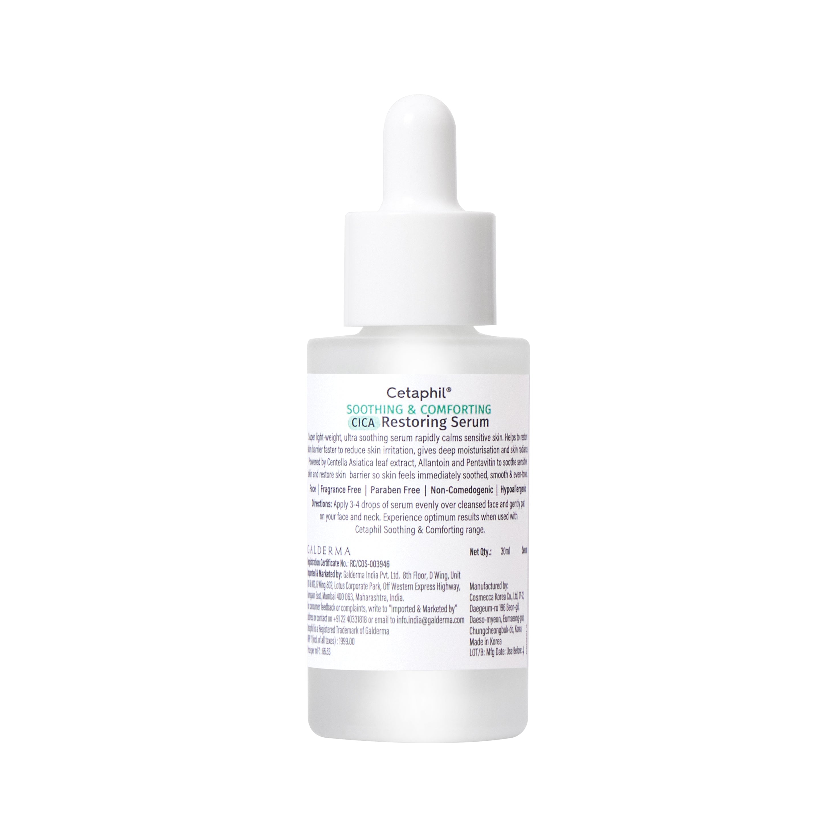 Cetaphil Soothing and Comforting CICA Restoring Serum