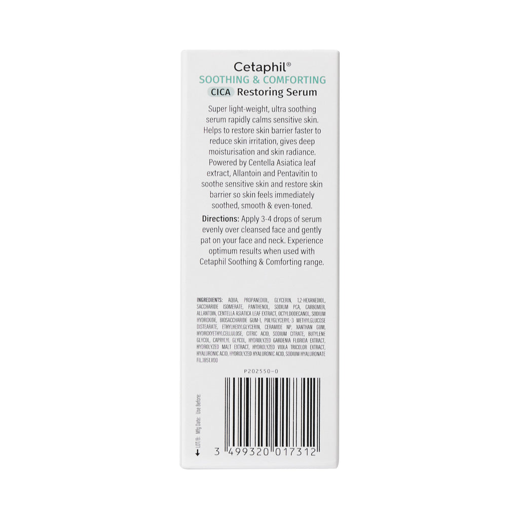 Cetaphil Soothing and Comforting CICA Restoring Serum