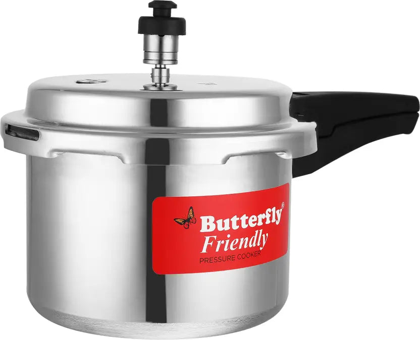 Butterfly Aluminium Pressure Cooker 2 L, 3 L, 5 L Outer Lid Pressure Cooker