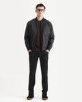 Rare Rabbit Men's Radley Black Cotton Plain Hawk Slim Fit Jeans