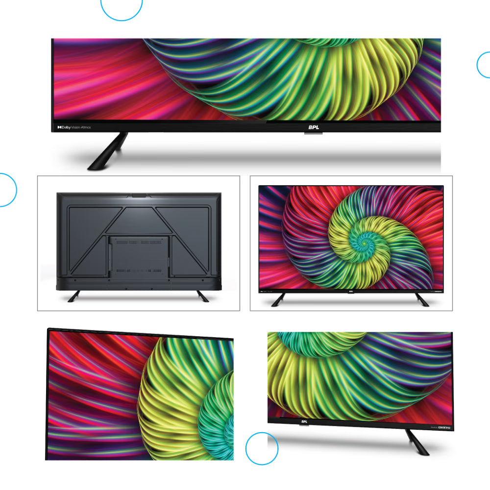 BPL 139.7 cm (55 inch) Onkyo Home Theatre QLED TV, Black, 55QF5540