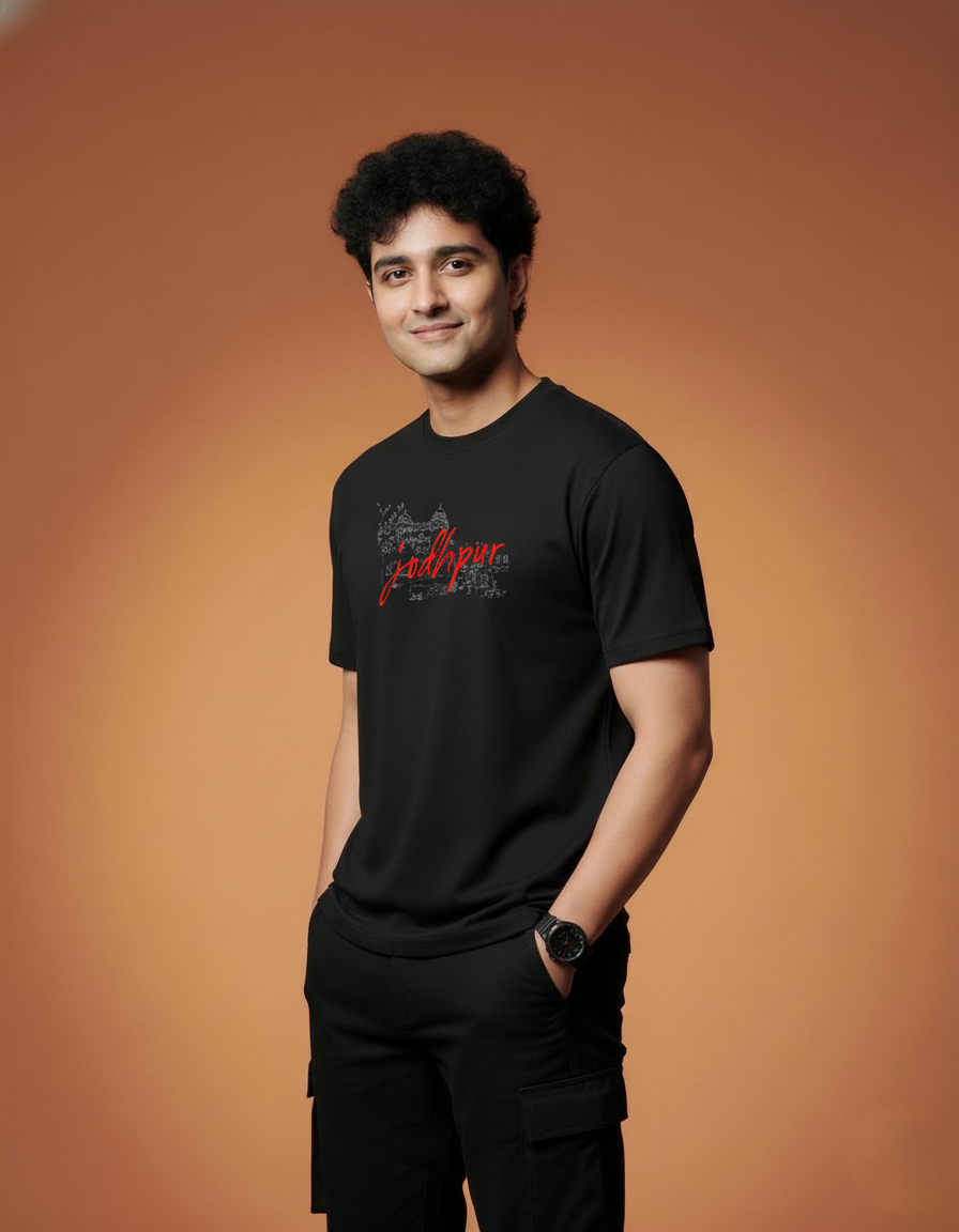 Men Printed Regular Cotton T-Shirt