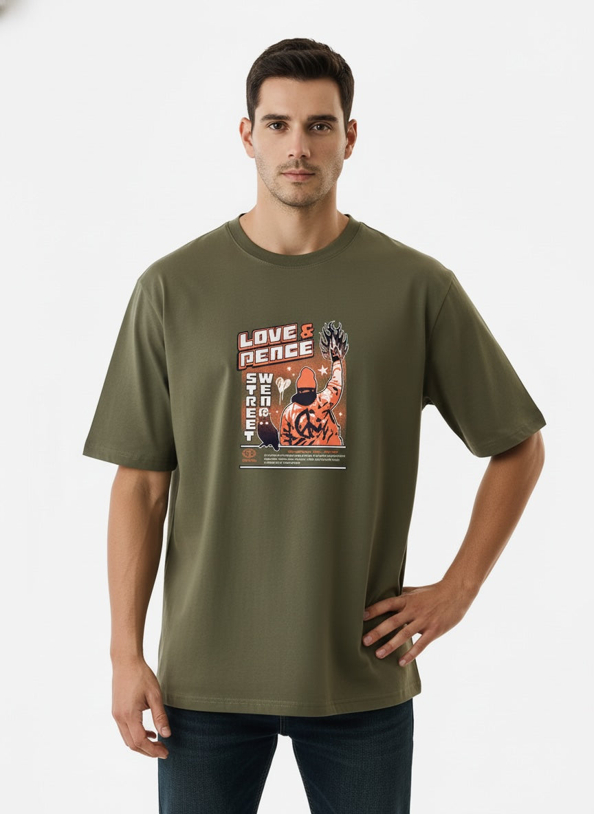 Men Oversized Cotton T-Shirt