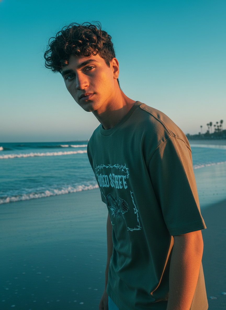 Men Oversized Cotton T-Shirt