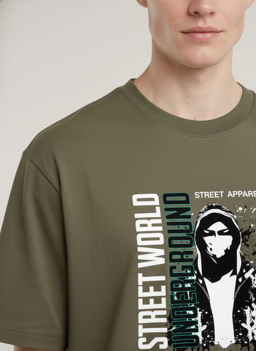Men Oversized Cotton T-Shirt