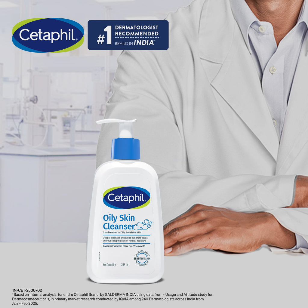 Cetaphil Oily Skin Cleanser 236 ml | Dermat Recommended