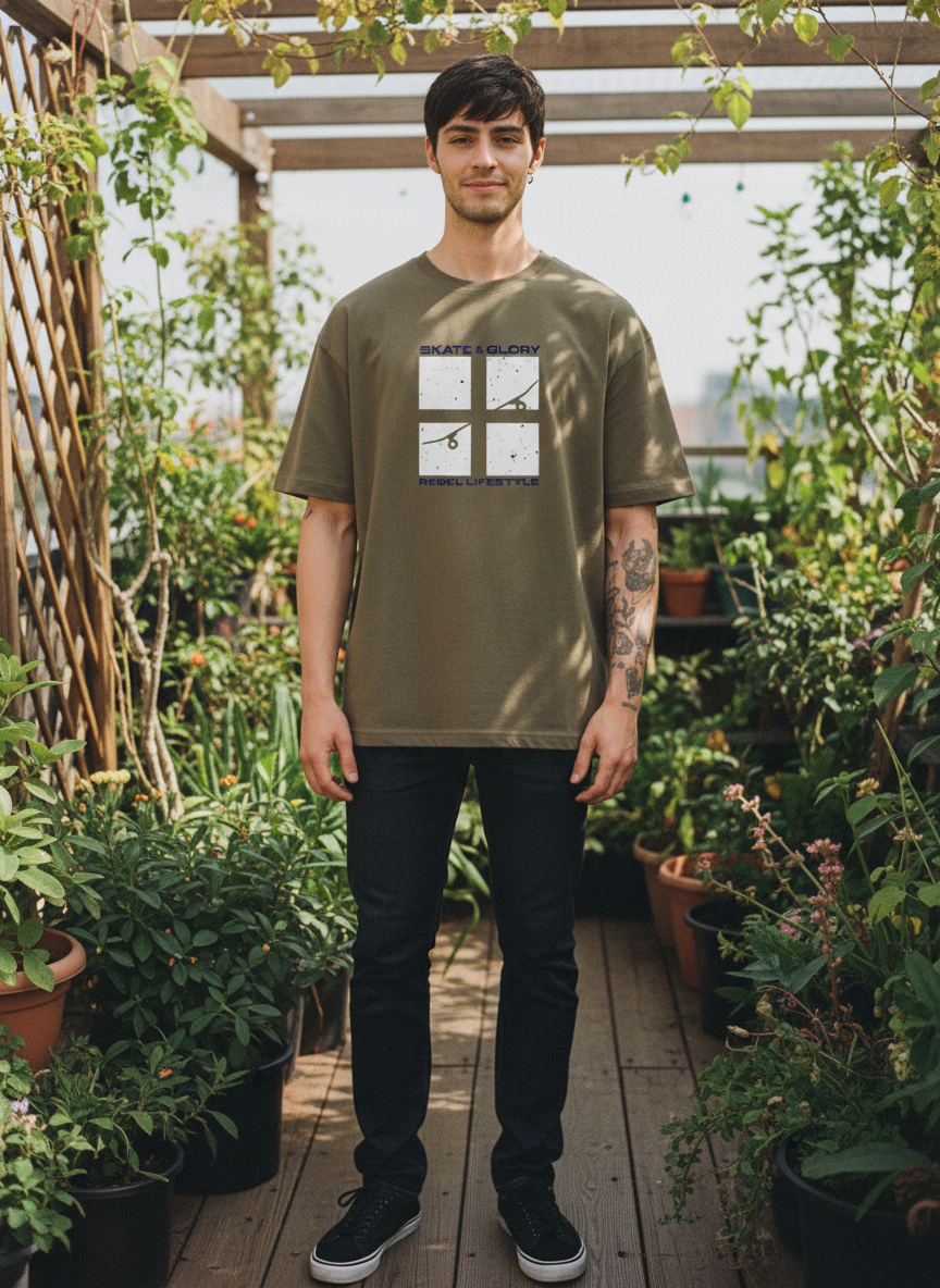 Men Oversized Cotton T-Shirt