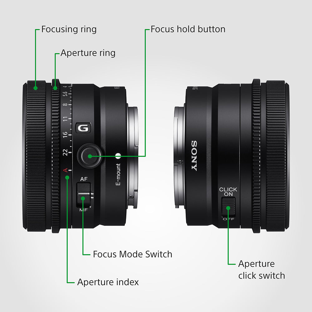 Sony FE 40mm F2.5 G (SEL40F25G) E-Mount Full-Frame, Standard Prime G Lens