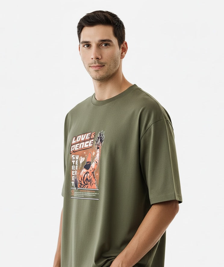Men Oversized Cotton T-Shirt
