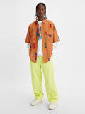 Men's Green Relaxed Fit Trousers