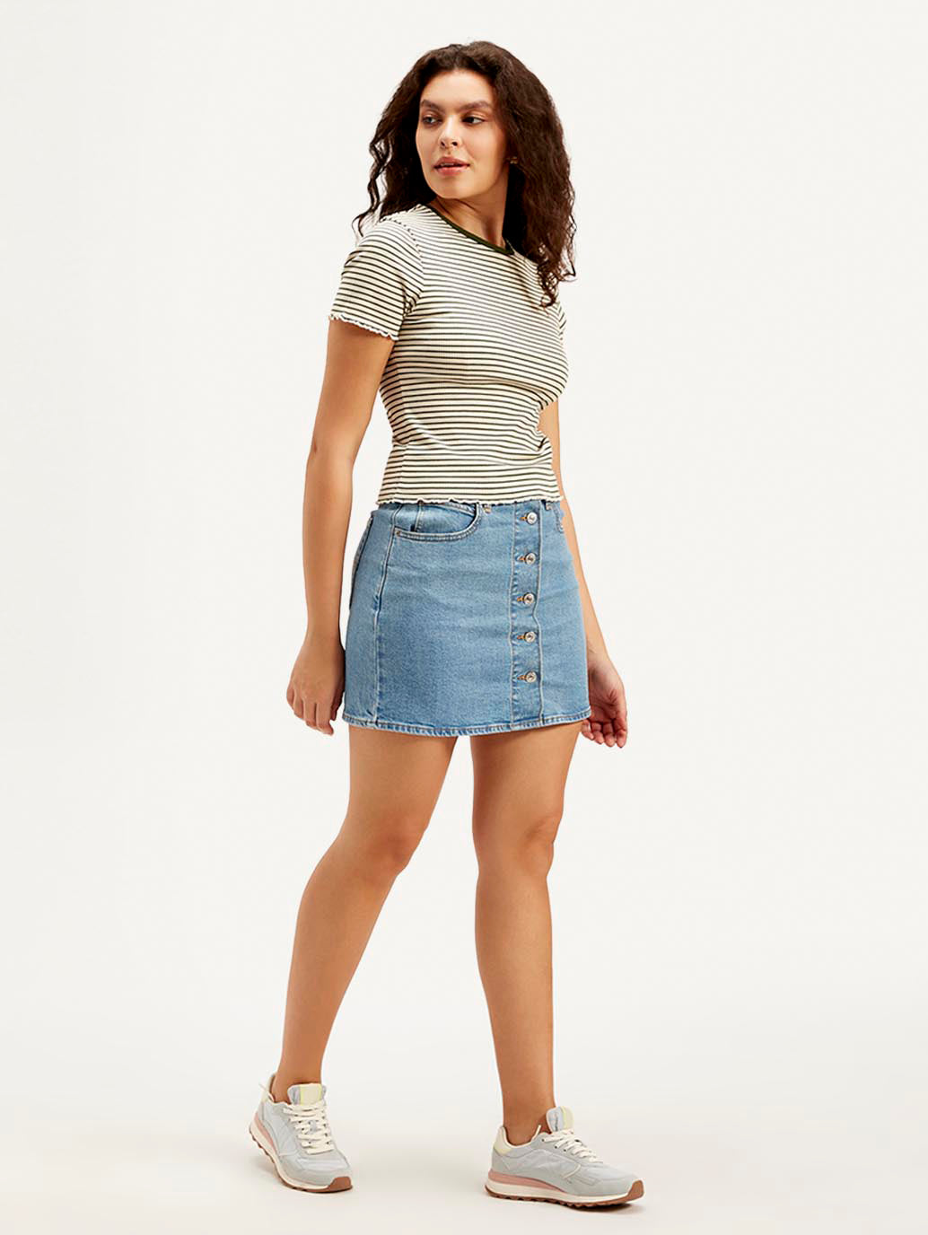 Women's Striped Slim Fit T-shirt
