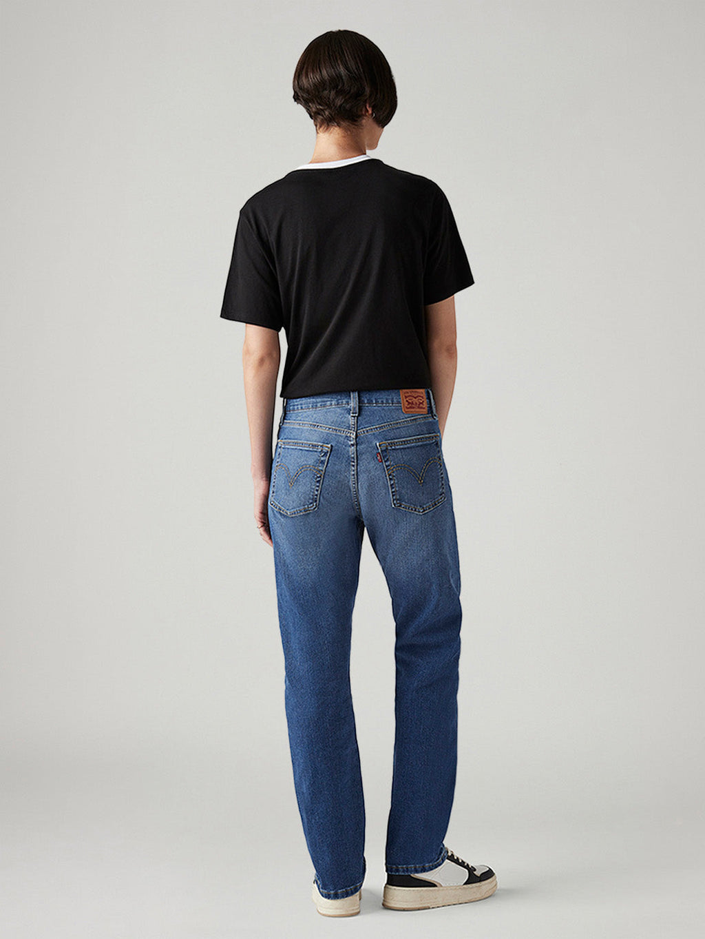 Women's Blue Wedgie Straight Fit High Rise Jeans