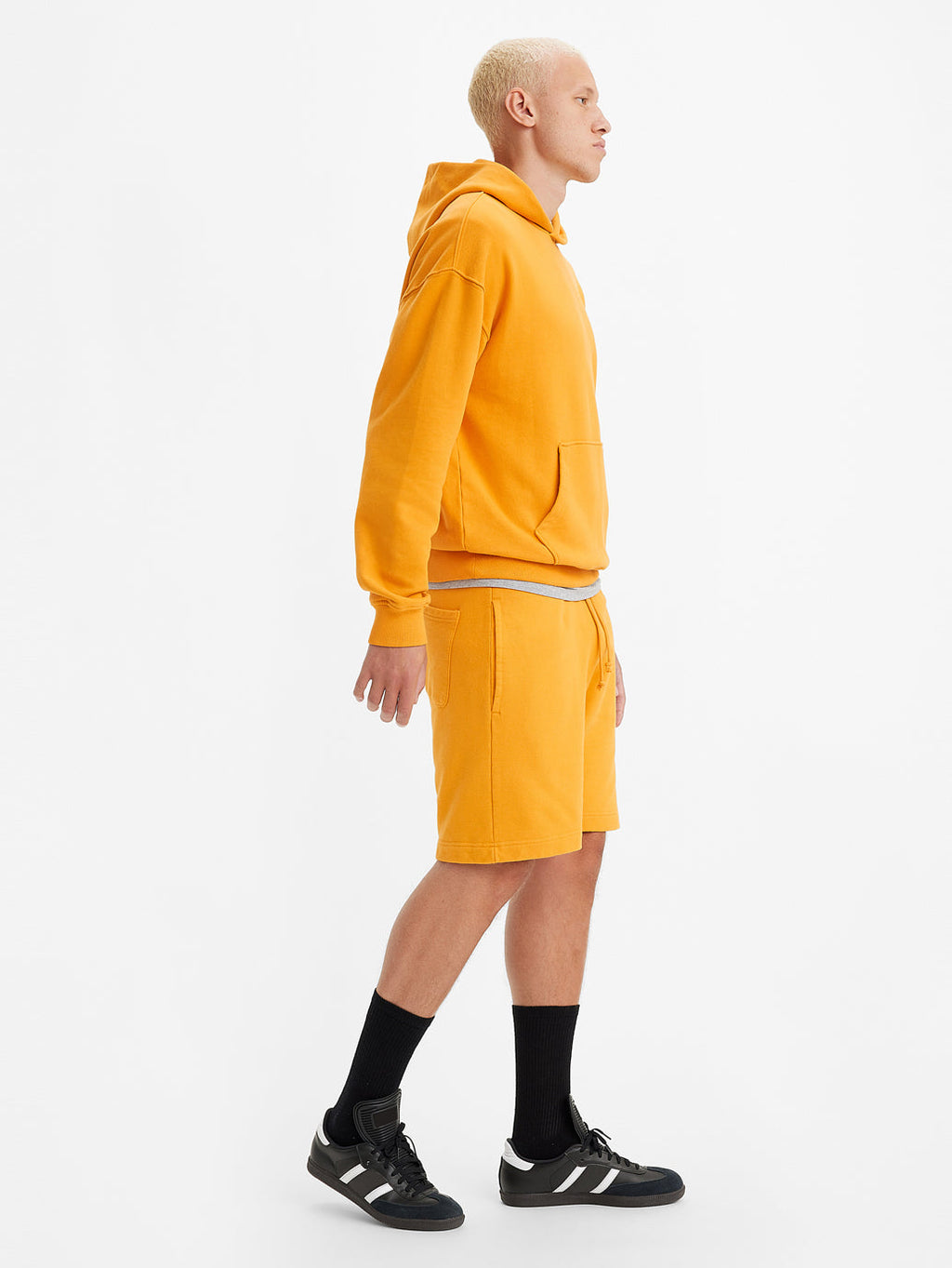 Men's Mustard Regular Fit Shorts