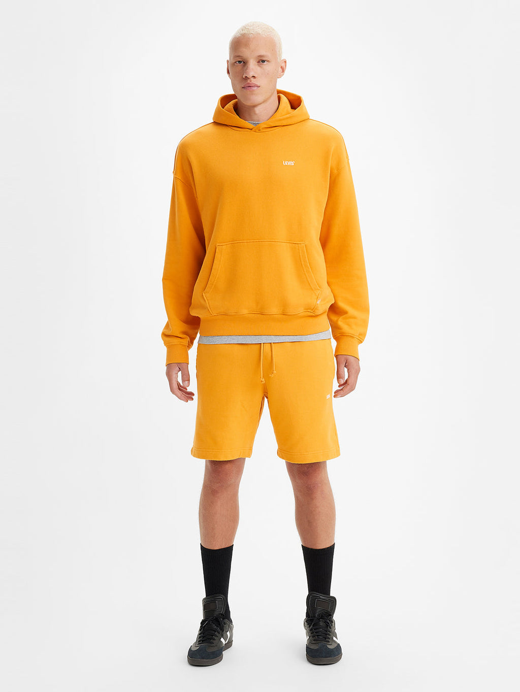 Men's Mustard Regular Fit Shorts
